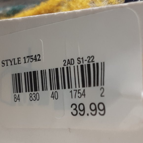 Faribault Woolen Mill Company 100% Wool Plaid Grey Green Oblong Scarf New! - Picture 13 of 15